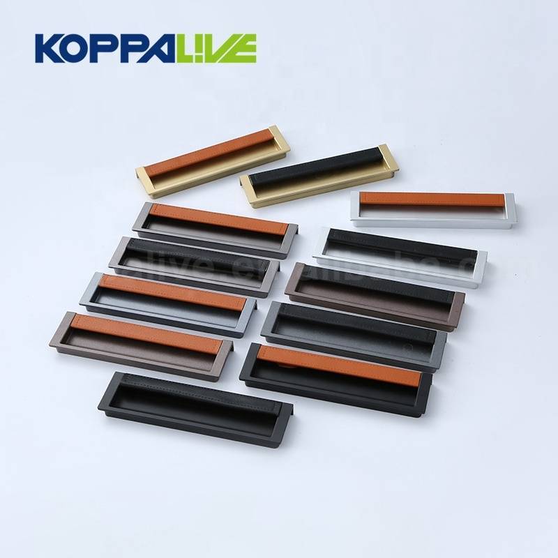 Chinese Factory Price Custom Single Side Door Pull Alloy Recessed Handle