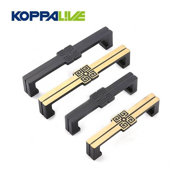 Customized simple modern design bedroom furniture zinc alloy kitchen cabinet pull handles