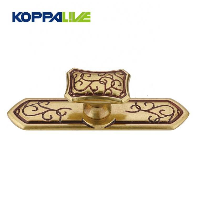 6030-Top quality customized brass shine home furniture wardrobe handles kitchen cabinet door handle knob