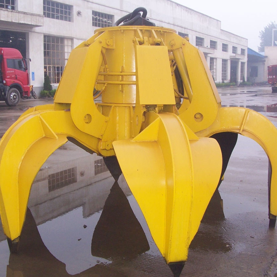Electric Hydraulic Mutivable Double Disc Grab Bucket (2)