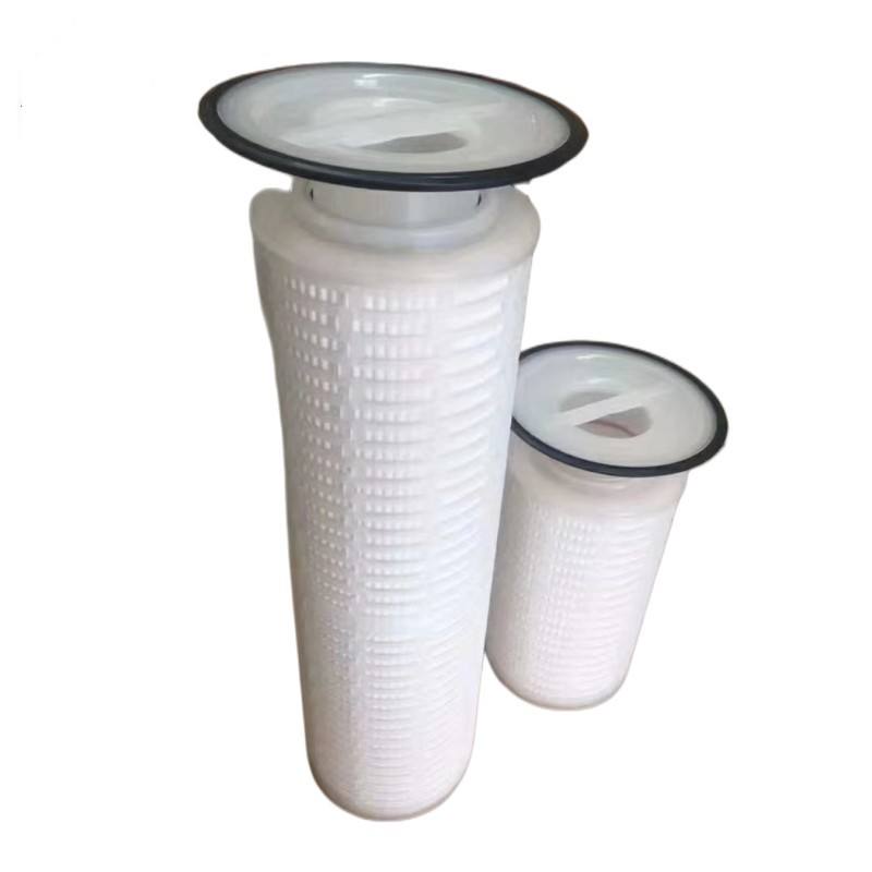 Newly Arrival Pleated PTFE Water Filter Cartridge OEM Manufacturer Hydrophilic Micron Membrane Element for Electronics Semiconductor Food&Beverage Gas Filter with EPDM O-Ring