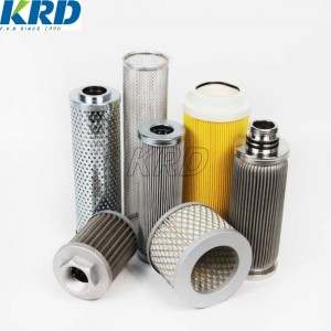 KRD supply customized Oil filtration system Imported glass fiber hydraulic filter Cartridge hydraulic oil filter cartridge 40um SH75028 HP03DNL4-12MB MF0203A10NV