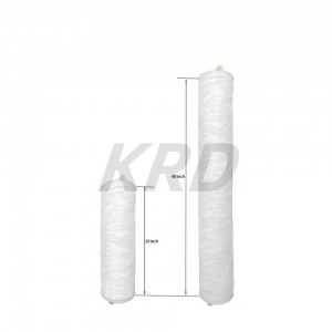 China Wholesale Darlly Filtration PP Yarn String Wound Industrial Water Treatment Micro Filter Cartridge Prefiltration of RO System 60inch/70inch