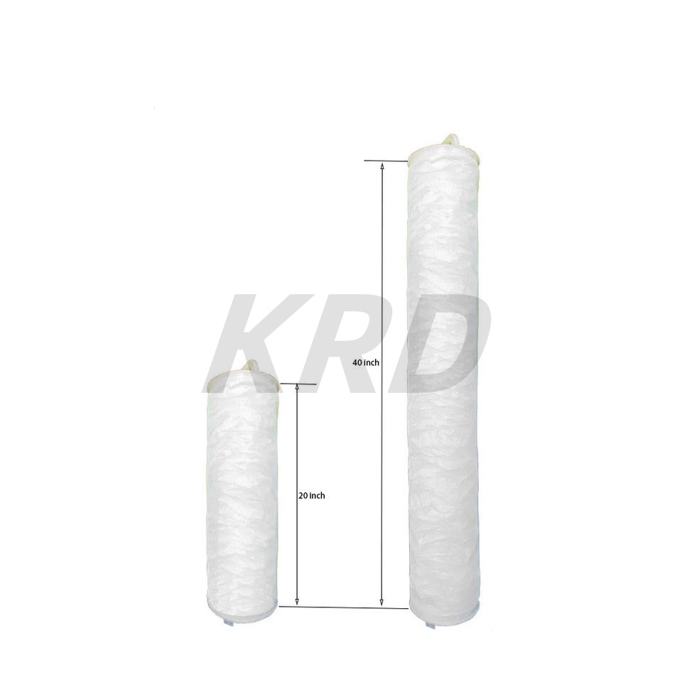China Supplier Yuwei Stainless-Steel High Flux Cartridge Filter/High Flow Rate Cartridge Filter/Large Flow Filter