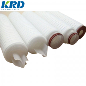 KRD PP Filter High Flow Filter Cartridge Pp Pleated Water Filter Cartridge For Water Treatment