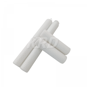 Wholesale OEM/ODM SGS Certificated Water Filter Cartridge with High Flow Hydrophobic Pleated PTFE Membrane for Fermentation Semiconductor Chemical Gas Filter 0.1/0.2/0.5 Micron