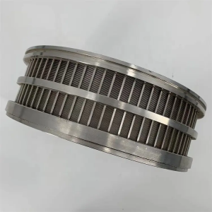 high power Custom Johnson Pipe Wedge Wire Wrapped Screen stainless steel wire mesh pleated filter cartridge