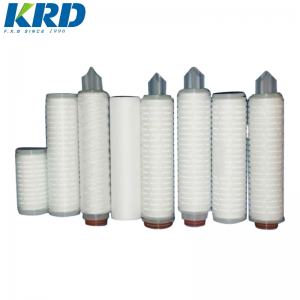 good selling high flow PP membrane filter cartridge Pp Pleated Water Filter Cartridge For Water Treatment