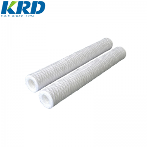 top quality 20 inch 1 micron string wound filter element