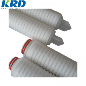 high power 60 inch 6 micron Pp Pleated Water Filter Cartridge For Water Treatment