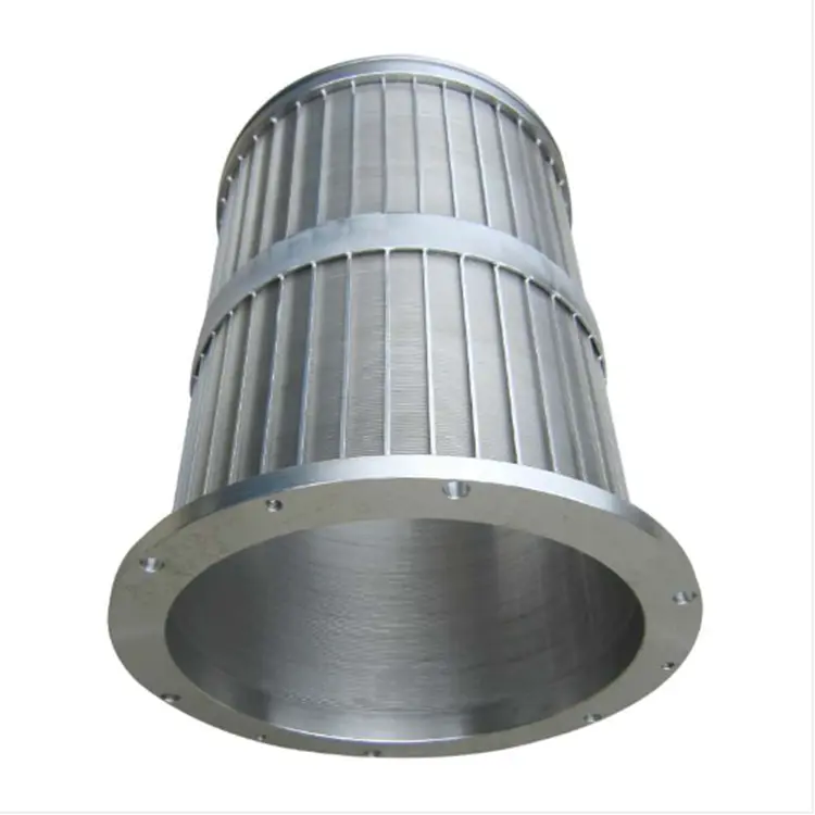 high quality Stainless Steel Wedge Wire Wrapped Curved Sieve Flat Screen stainless mesh wire