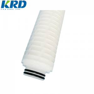 China Supplier 40 inch 20 micron Pp Pleated Water Filter Cartridge For Water Treatment