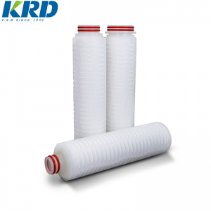 good quality 20 inch 100 micron Pp Pleated Water Filter Cartridge For Water Treatment