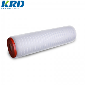 2023 hot sale 20 inch 70 micron Pp Pleated Water Filter Cartridge For Water Treatment