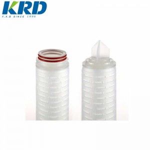 Professional manufacturers 20 inch 10 micron Pp Pleated Water Filter Cartridge For Water Treatment