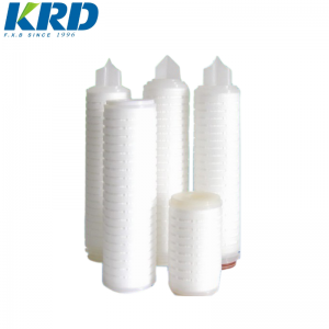 top quality PES Micro-pore Membrane Pleated Filter Cartridge Pp Pleated Water Filter Cartridge For Water Treatment