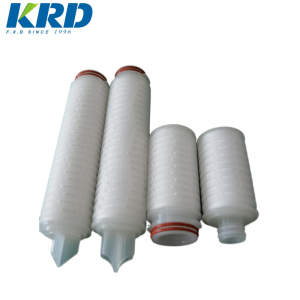 KRD PP Filter 60 inch 40 micron Pp Pleated Water Filter Cartridge For Water Treatment