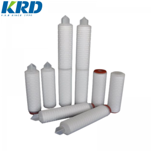 high flow 60 inch 100 micron Pp Pleated Water Filter Cartridge For Water Treatment