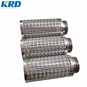 Factory Directly Supply Customized melt Metal stainless steel candle filter PM-40-226-100/PM40226100 20um Polymer Melt metal candle filter