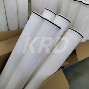 Professional Manufacturers 20 Inch 10 Micron Large High Flow PP Pleated Water Filter Cartridge For Winery Filtration