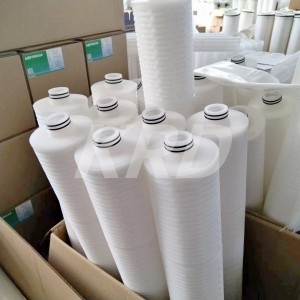 Industrial 40 Inch 4.5 Micron High Quality Pp Folding Large Flow Filter Cartridges For RO Filtration