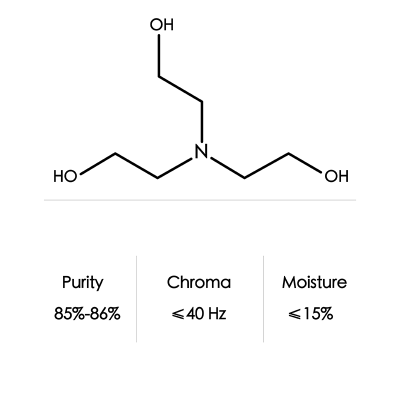 High Purity Material Cosmetic Triethanolamine（TEA 85/99） CAS: 102-71-6