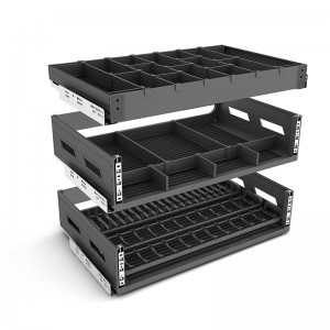Subaquaneam plenam functionem duplex deck drawer in drawer