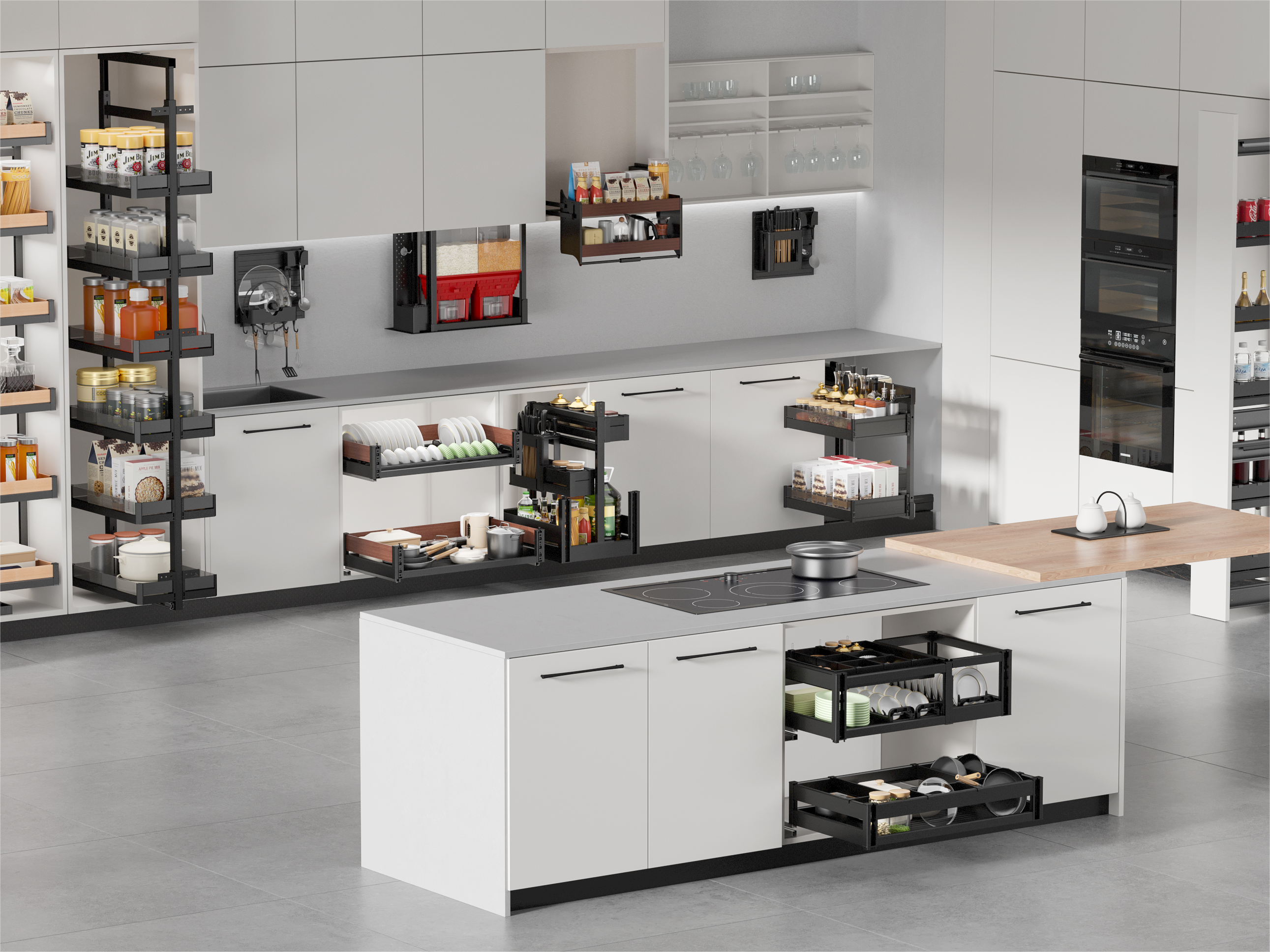 How to efficiently store in kitchen