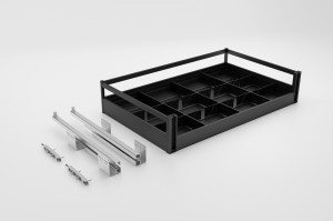 Multi Layer Bowls and Pans Drawer（black/ white）