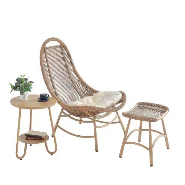 Outdoor furniture aluminum hammock wings chair set01 (1)