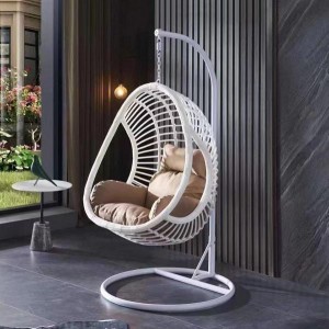 Outdoor furniture aluminum hammock wings chair set