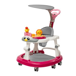Comfortable baby walker with music