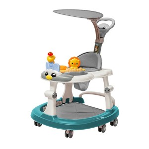 Comfortable baby walker with music