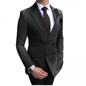 Mens double breasted suits blazer customized