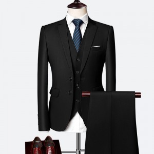 Mens slim fit single-breasted suits