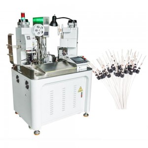 Fully automatic double head waterproof seal plug inserting machine terminal crimping machine LJL-C01