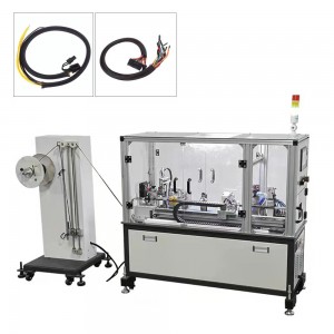 Wire Harness Braided Sleeving Automatic Weave Mesh Threading Machine LJL-WG01