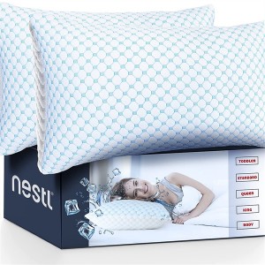 Cooling King Size Shredded Memory Foam Pillows for Sleeping