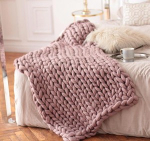 Wholesale Chunky Blanket Knitted Washable Handmade Throw Cotton