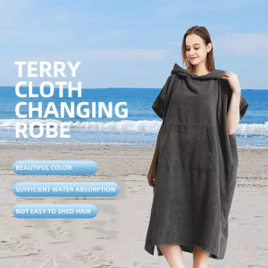 Customised Hoodie Sand Less Big Dress Summer Microfiber Beach Towel