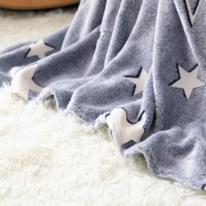 Kuangs Comfortable Glow In The Dark Flannel Fleece Blanket