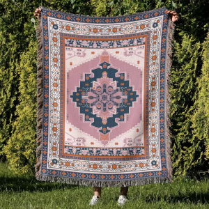 Vanjski boemski tkani pokrivač za piknik u boemskom stilu s resicama