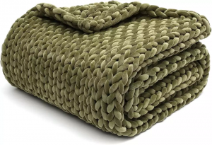 Оптовое теплое мягкое плотное вязаное одеяло ручной работы для дома