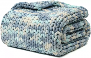 Топло рачно изработено меко плетено ќебе на големо за дома