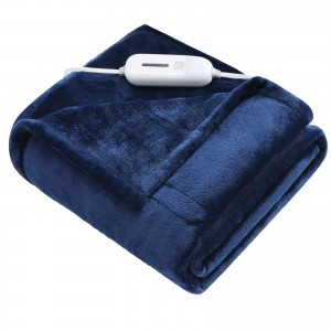 Machine Washable Extremely Soft and Comfortable Electric Blanket Throw Fast Heating with Hand Controller Heating Settings and auto Shut-Off