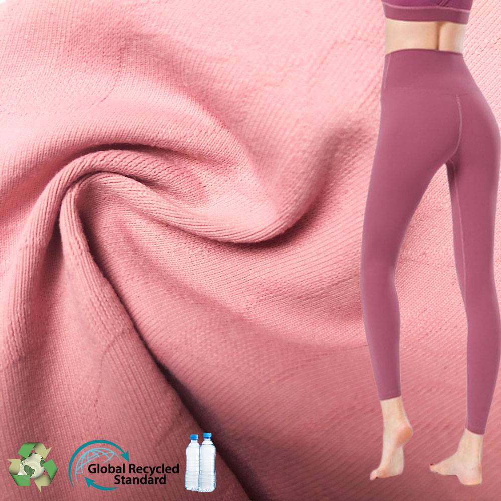 Spandex Jacquard Knitted High Stretch Elasticity Breathable Fabric For Yoga Cloth Featured Image