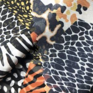 Chiffon Fabric Digital Print Fabric For Lady Dress Lady Chiffon Print Fabric