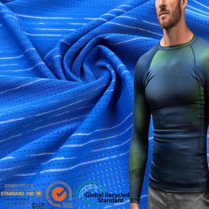 Sustainable Custom Organic Eco Friendly Polyester Men Sportswear Fabric Manufacturer Supplier