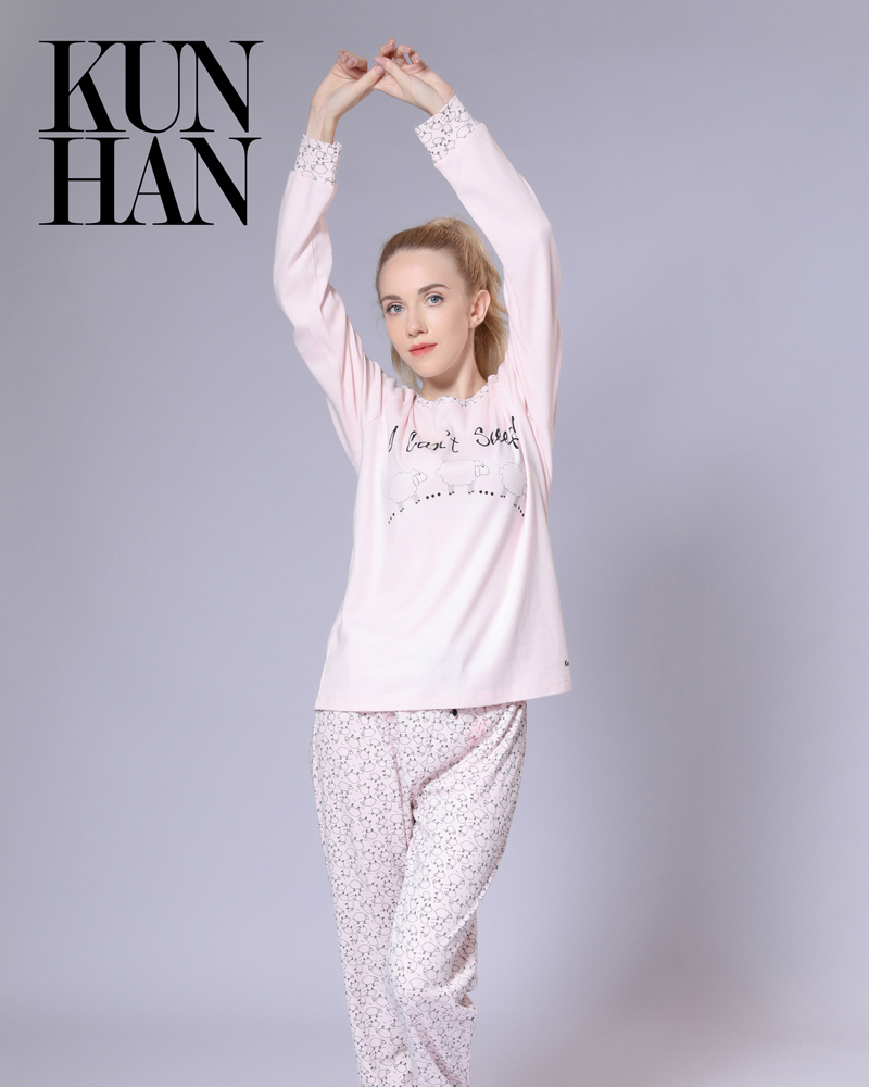 Lady Printed Pajama Sleepwear Set Featured Image