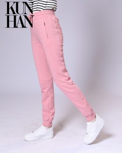Lady Daily Work-Out Breathable Sport Plain Long Pant
